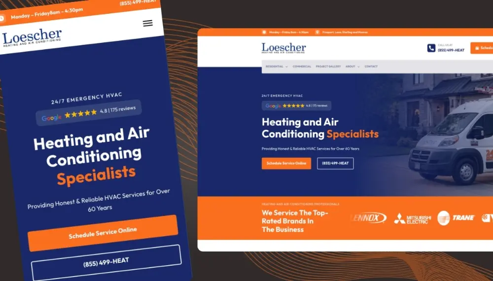 Work created for Loescher Heating & Air Conditioning